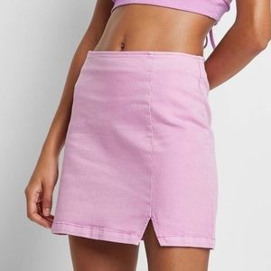 Wild Fable Pink Jean Skirt